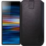 Slabo XL Schutzhülle für Sony Xperia 10 Plus Schutztasche Handyhülle Case - SCHWARZ | BLACK