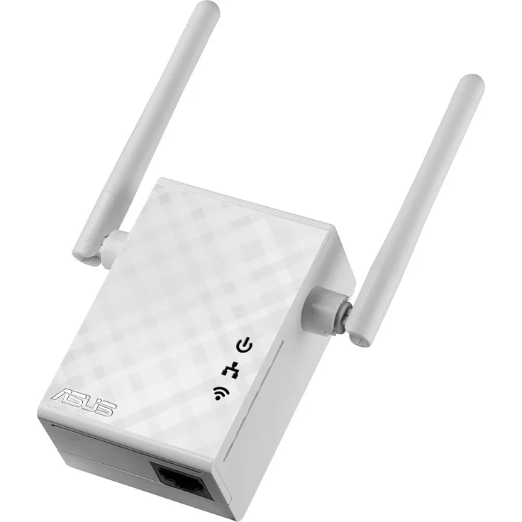 Asus RP-N12 Repeater (Wi-Fi 4 N300, WLAN Reichweitenverlängerung, Power-Schalter, 2 externe Antennen, App Steuerung) – Bild 3