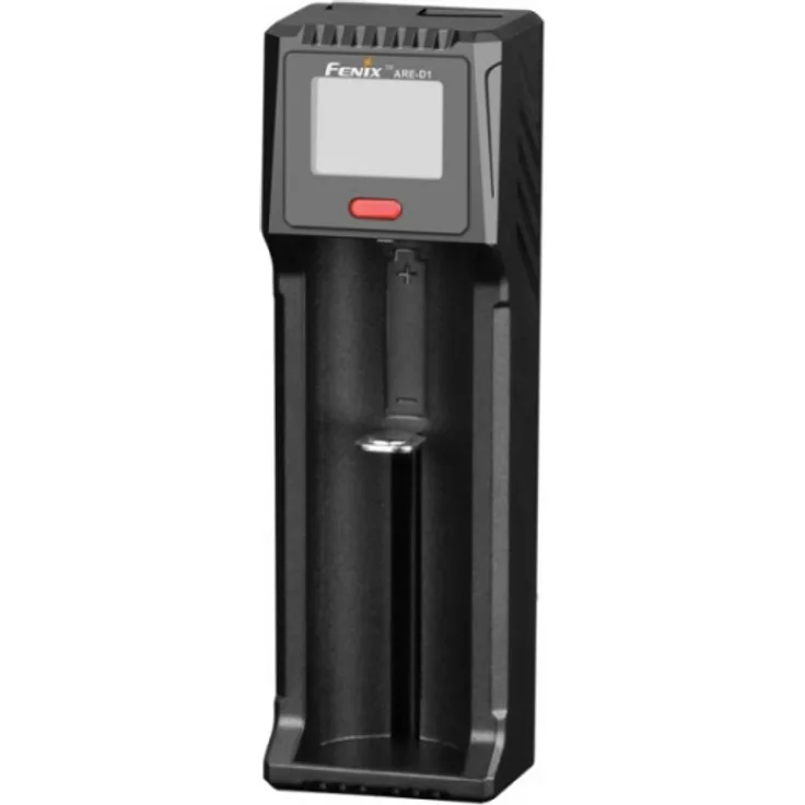 Fenix ARE-D1 Einschacht-Ladegerät für 21700 18650 26650 16340 14500 10440 (Li-ion Akkus)
