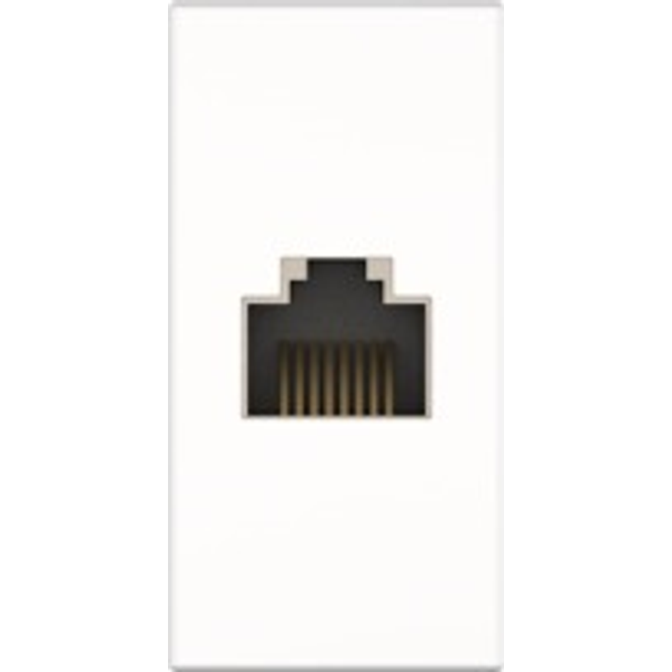 Kindermann 7464000526. Buchsen-Typ: RJ-45, Netzwerk-Kabel Kategorie: 6a, Module Menge (max): 1 Modul(e). Produktfarbe: Weiß, Material: Kunststoff. Breite: 45 mm, Höhe: 45 mm (7464000526)