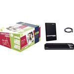 Telestar digiHD TT5 IR DVB-T2 HD freenetTV Einsteigerpaket Receiver+Antenne+HDMI Kabel (digiHD TT 5IR, Antenna 7 LTE schwarz, 1,5m HDMI Kabel, H.265-HEVC, inkl. 3 Monate Guthaben, HDMI, AV-Ausgang, USB, LAN) schwarz