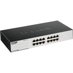 D-Link GO-SW-16G Gigabit Easy Ethernet Gigabit Desktop Switch, Schwarz ( Design kann variieren )