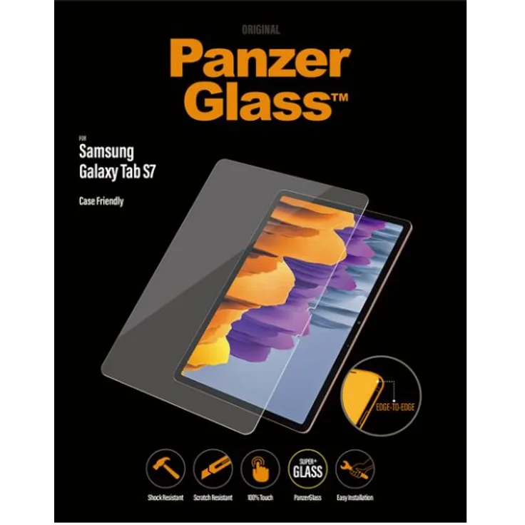 PanzerGlass Samsung Galaxy Tab S7 Case Friendly Edge-to-Edge 7241