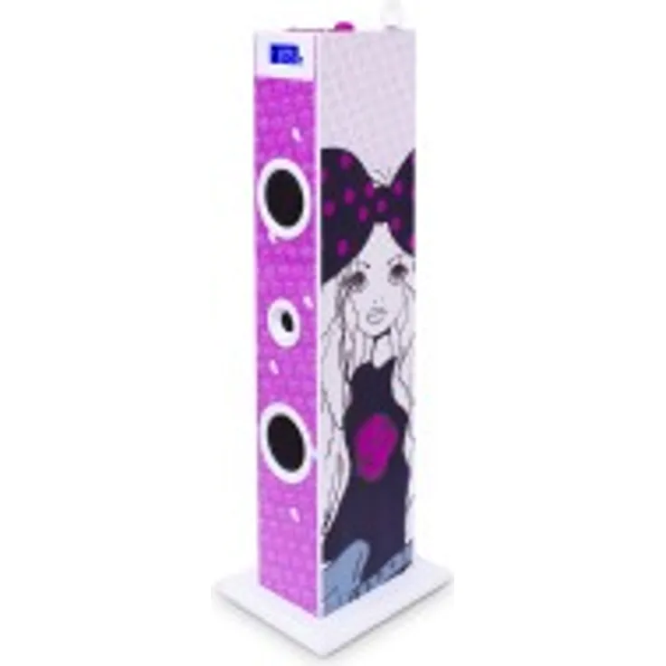 BigBen Sound Tower TW5 Rock inkl. Mikrofon, USB-Anschluss und Fernbedienung