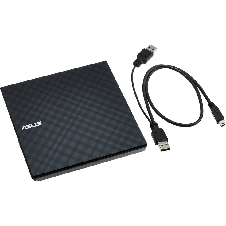 Asus SDRW-08D2S-U 8x DVD Slim Brenner USB2.0 Schwarz – Bild 3