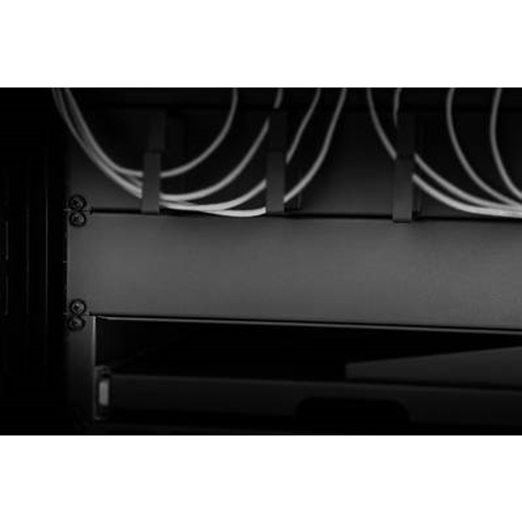 Renkforce RF-3429136 48,30cm (19) Netzwerkschrank-Blindabdeckung 2 HE Schwarz (RF-3429136)