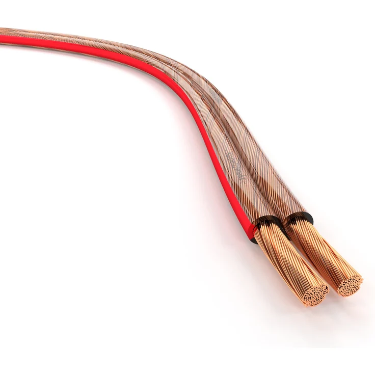 KabelDirekt - Lautsprecherkabel - Made in Germany - aus reinem Kupfer - 50m - (2x4mm² HiFi Audio Boxenkabel für Lautsprecher & Surround Systeme, OFC Kupfer, mit Polaritätskennzeichnung)