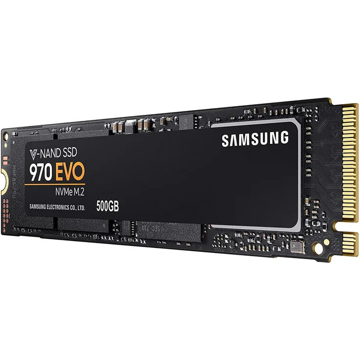 Samsung 970 EVO MZ-V7E500BW - Solid-State-Disk - verschlüsselt - 500 GB - intern - M.2 2280 - PCI Express 3.0 x4 (NVMe) - 256-Bit-AES - TCG Opal Encryption 2.0 (MZ-V7E500BW)