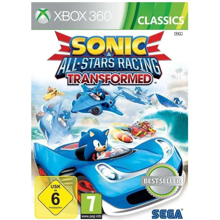 SONIC All-Stars Racing Transformed  [SWP] (Xbox 360)