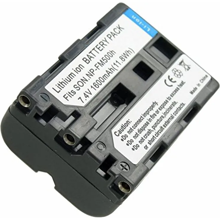 AccuCell Akku passend für den Sony NP-FM500H Akku 7,4 Volt 1600mAh 11,8Wh