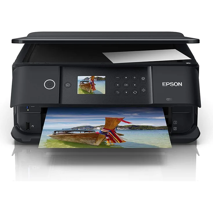 Epson Expression Premium XP-6100 (3-in-1) Multifunktionsdrucker - (Tintenstrahl) Farbe, Druckgeschwindigkeit: 15,8 s/w, 11,3 Farbe, Auflösung: 5760 x 1440, 1x USB 2.0 (Host), WLAN, AirPrint, Mobile Print, Cloud Print (C11CG97403)