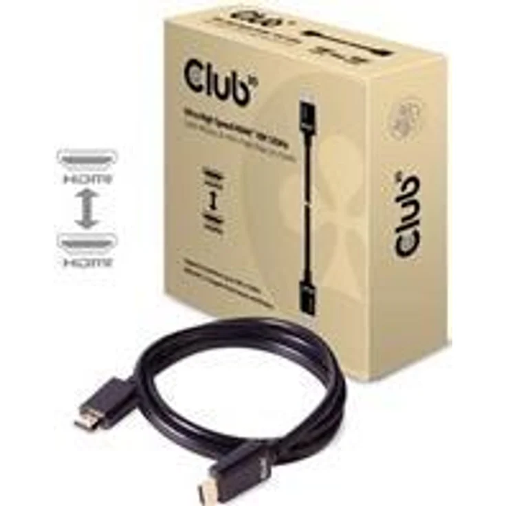 Club 3D Ultra High Speed HDMI 10K 120Hz Kabel 48Gbps 26AWG St.-St. 3m – Bild 1