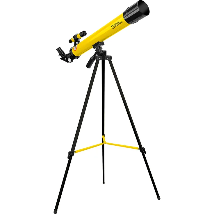 National Geographic Linsenteleskop 50-600 AZ mit Montierung und Stativ zur Beobachtung von Mond und den großen Planeten