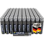 VARTA Power on Demand AAA Micro Batterien (100er Pack Vorratspack in umweltschonender Verpackung - smart, flexibel und leistungsstark - z.B. für Computerzubehör, Smart Home Geräten oder Taschenlampen)