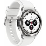 Samsung Galaxy Watch4 Classic LTE Smartwatch Unisex, 42mm, Edelstahlgehäuse, Silver