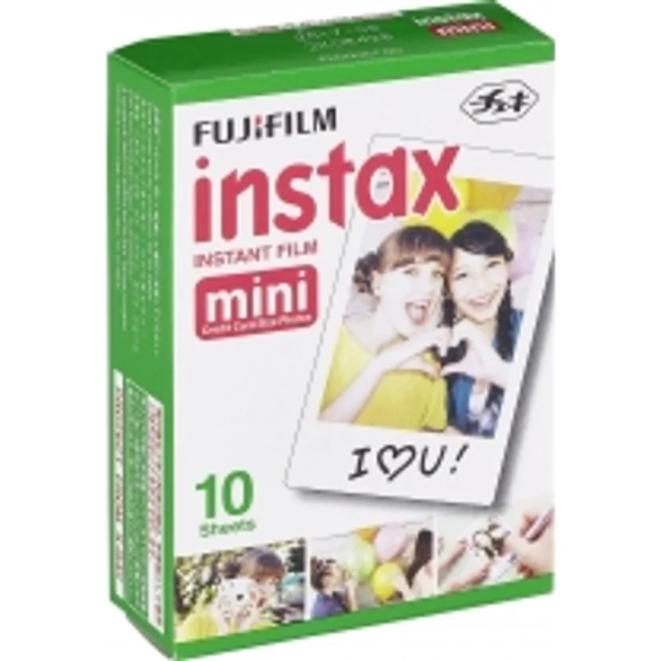 Fujifilm Instax Mini Instant Film, 1x 10 Blatt (10 Blatt), Weiß – Bild 1