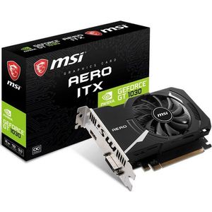 Bild für MSI GeForce GT 1030 AERO ITX 2GD4 OC 2GB GDDR4 (V809-2824R)