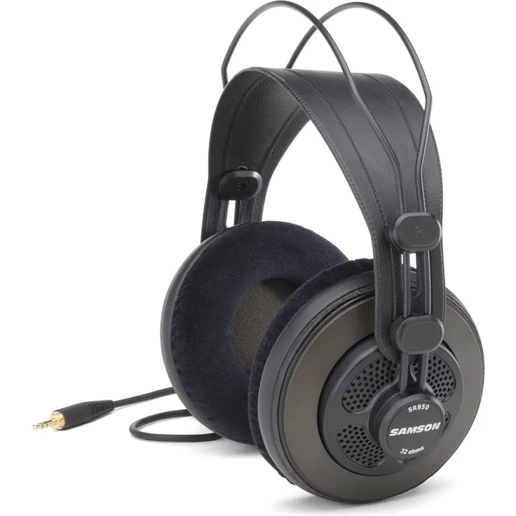 Samson SR850 Professioneller Studio Referenz Over-Ear-Kopfhörer, schwarz