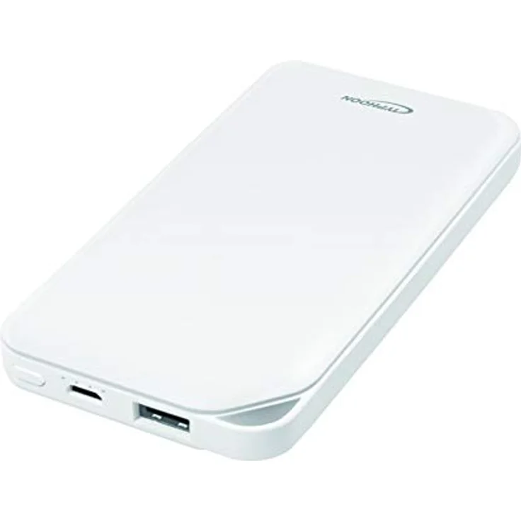 Typhoon TM034 - Mobile Powerbank (Zusatzakku) 8000 mAh, 1x USB, Weiß – Bild 1