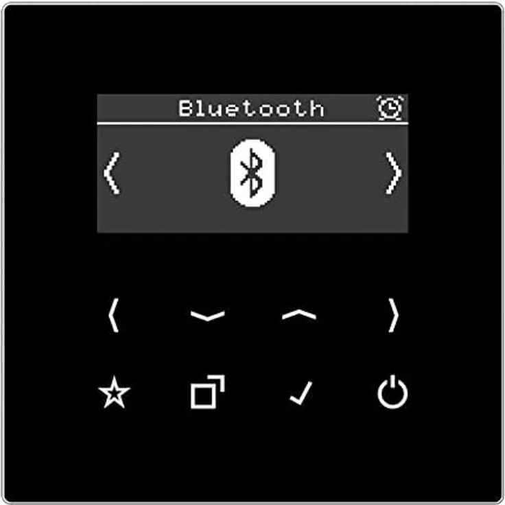 Jung DABLSBTSW DAB+ Unterputzradio mit Bluetooth, schwarz