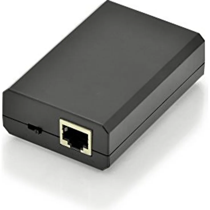 DIGITUS PoE+ Splitter - IEEE802.3at - Gigabit Ethernet - Ausgangsspannung 5, 9, 12 Volt - DC 3.5mm Stecker & Buchse