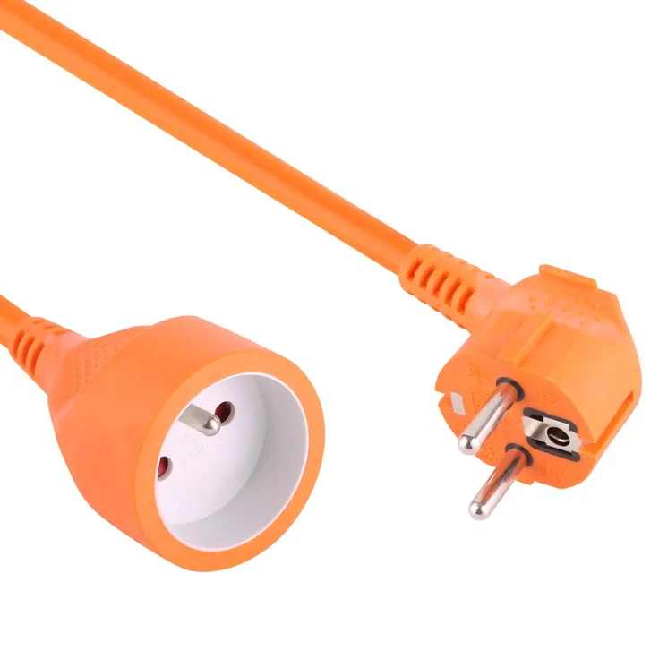 Electraline – PROLONGATEUR Garten mit Klappdeckel 16 A Orange, 20857048G