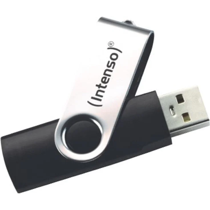 Intenso Basic Line 32 GB USB-Stick USB 2.0 silber-schwarz – Bild 1