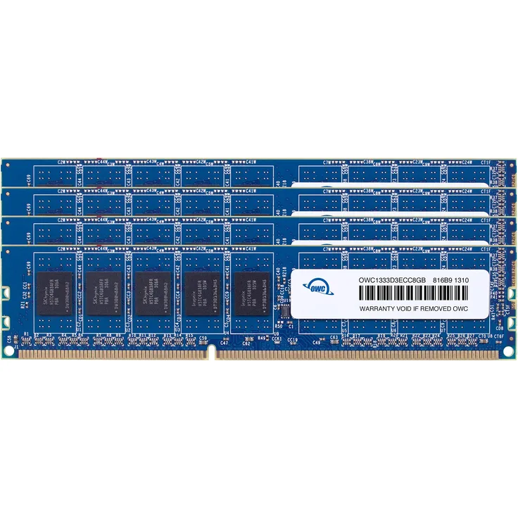 OWC 8 GB DDR3 ECC-r PC10600 1333 MHz SDRAM ECC für Mac Pro 32.0 GB (4 x 8GB)