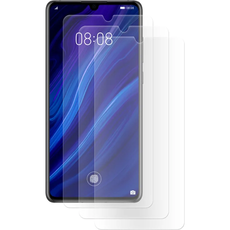 cofi1453 Handyhülle 3x Matt Schutzfolie, geeignet für Huawei P30, Displayschutzfolie Displayfolie