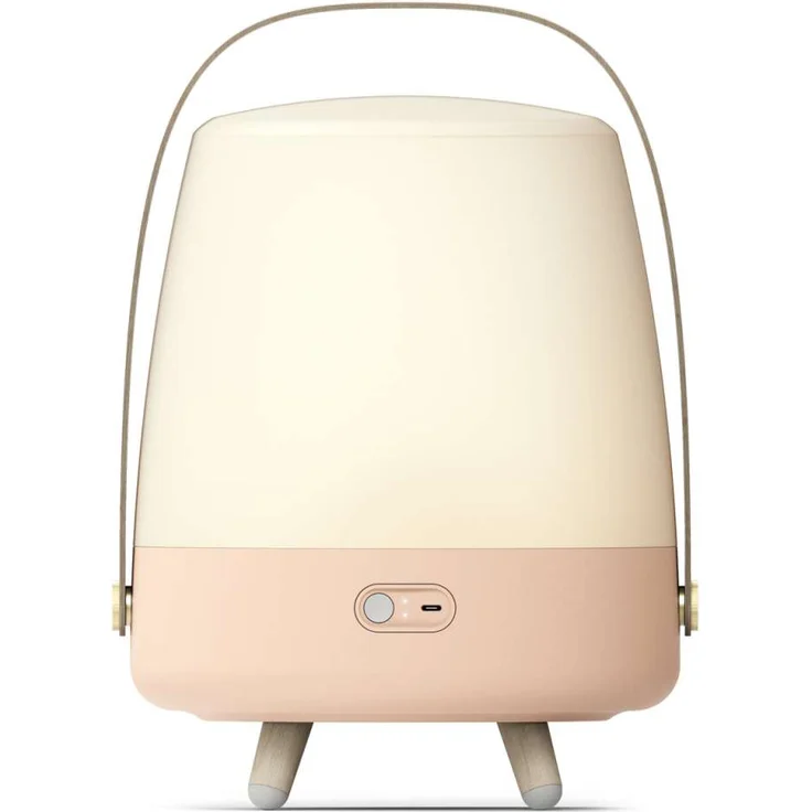 Kooduu Lite-up Play Light Rose LED Standleuchte Dimmbar Kabelloser Bluetooth-Lautsprecher koppelbar, rosa – Bild 1