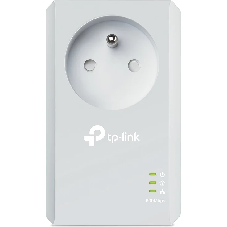 TP-Link CPL AV600 (600 Mbps), 1 Fast Ethernet-Port, integrierter Stecker (TL-PA4015P)  – Bild 2