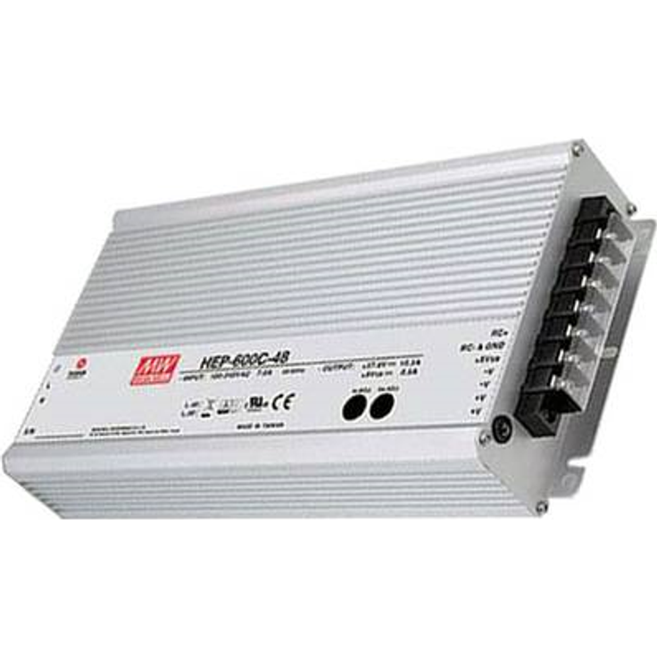 Mean Well Bleiakku-Ladegerät HEP-600C-48 48 V Ladestrom (max.) 10.5 A (HEP-600C-48)