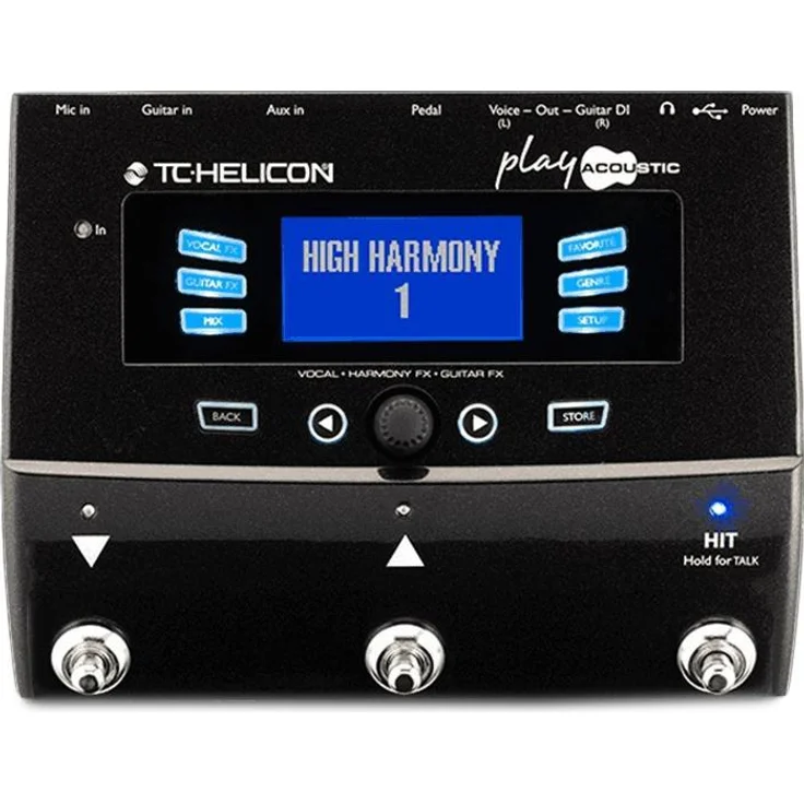 TC-Helicon Play Acoustic Effektgerät für Gesang und Elektroakustische Gitarren