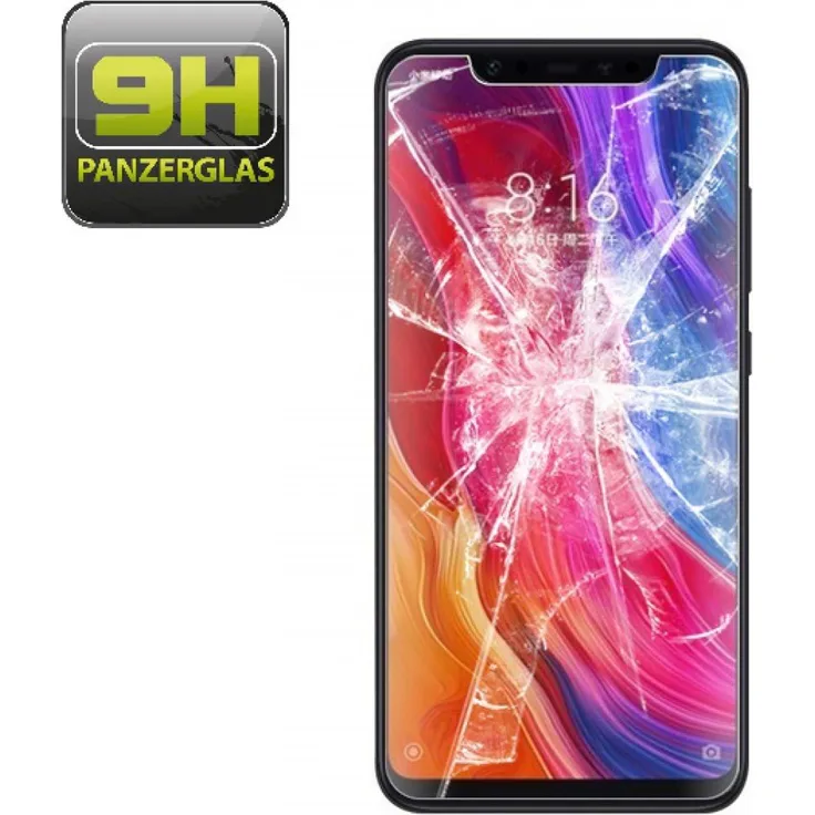 PROTECTORKING 2X Xiaomi Mi 8 Panzerglasfolie Panzerfolie Displayschutzfolie Displayschutz Klar