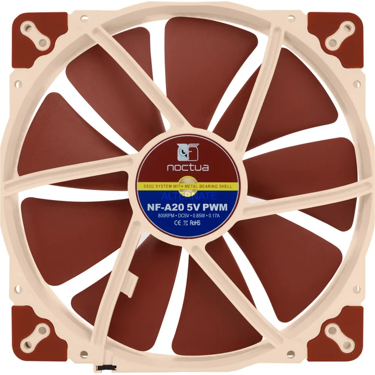 Noctua NF-A20 5V PWM - Gehäuselüfter - 200 mm (NF-A20 5V PWM) – Bild 1