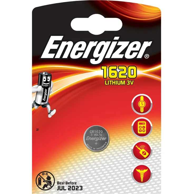 Energizer Lithium 3V CR 1620 Knopfzelle