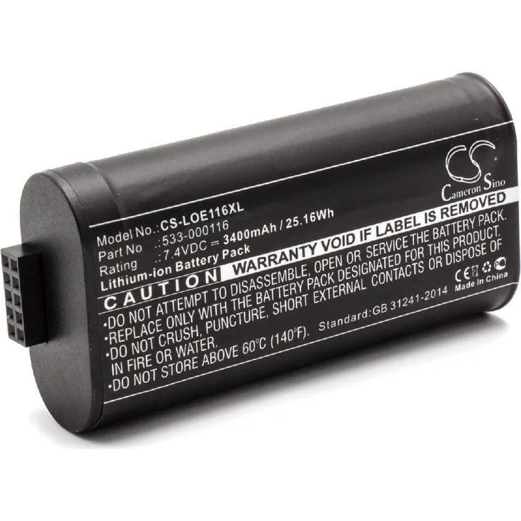 vhbw Akku passend für Logitech Ultimate Ears UE MegaBoom S-00147 Lautsprecher wie 533-000116, 533-000138 (Li-Ion, 3400mAh, 7.4V) Ersatzakku, Batterie