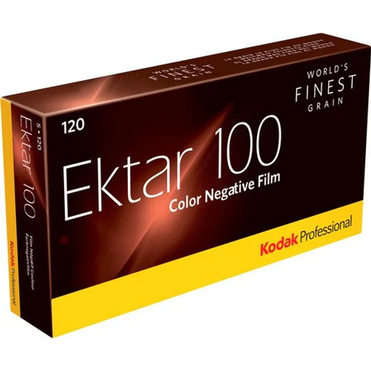Kodak 8314098 Professional Ektar 100-120 Farbnegativ-Filme 5er Pack