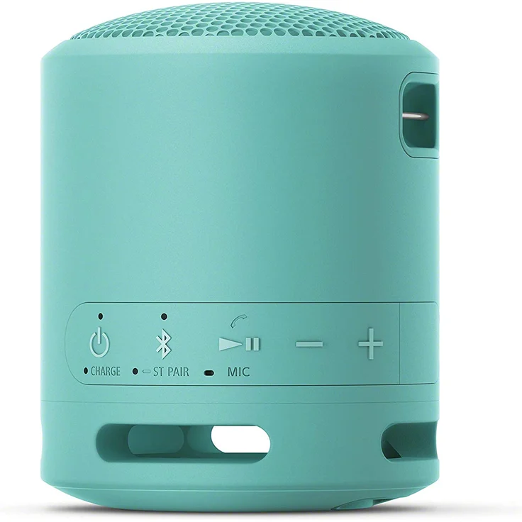Sony SRS-XB13 Bluetooth-Lautsprecher, tragbar, Extra Bass, 16 Stunden Akkulaufzeit, wasserfest (IP67), Türkis – Bild 2