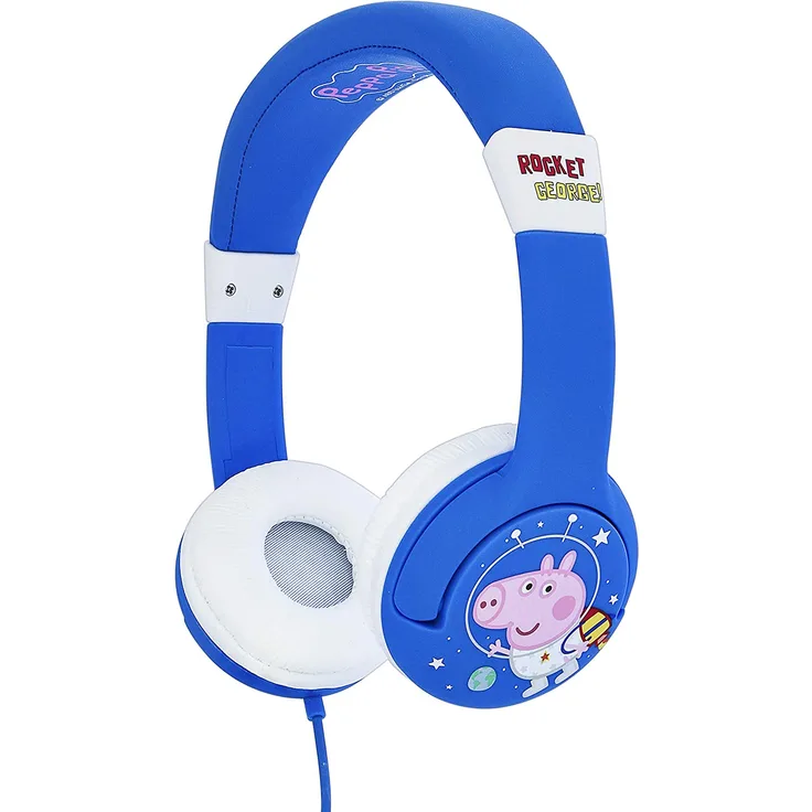 OTL Peppa Pig George Rocket On-Ear-Kopfhörer, geeignet für Kinder, blau