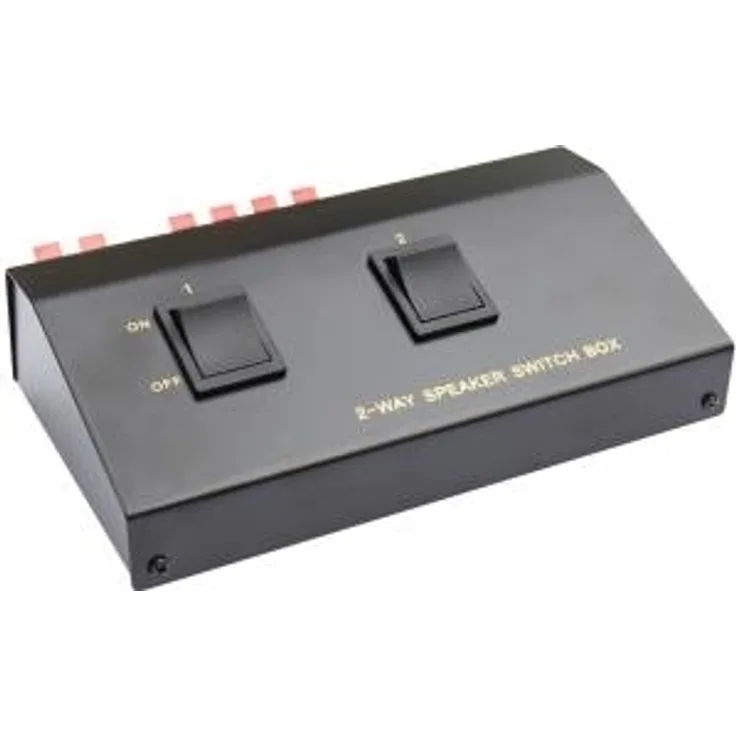 Lautsprecher Umschaltbox zum Anschluss von 2 Lautsprecherpaaren, Good Connections (5529-2)