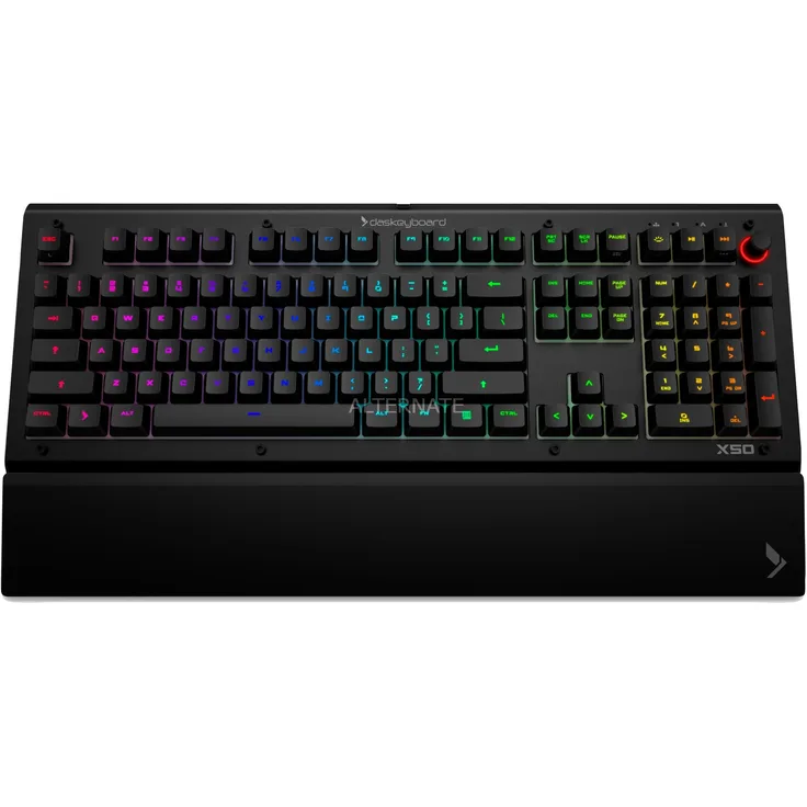 Das Keyboard X50Q, Omron Gamma-Zulu, USB, US QWERTY (DKGKX50P0GZS0UUX-USEU)