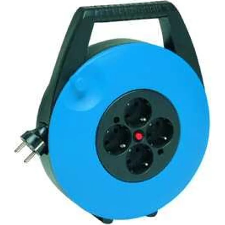 Hedi KBB10T Kabelbox, Kunststoff, blau, 10m