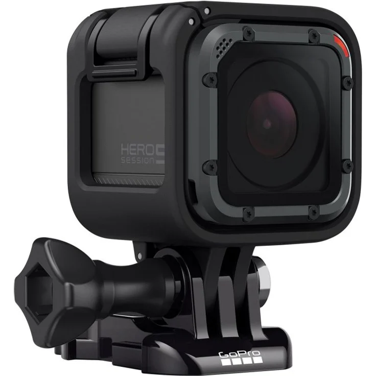 GoPro HERO5 Session - wasserdichte 4K Action-Cam (10 MP-Foto, 4K-Video (30 fps), Bildstabilisator (digital), Slow-Motion-Video, wasserdicht bis 10 m, GPS/WLAN/BT/NFC), schwarz - Preisvergleich – Bild 1