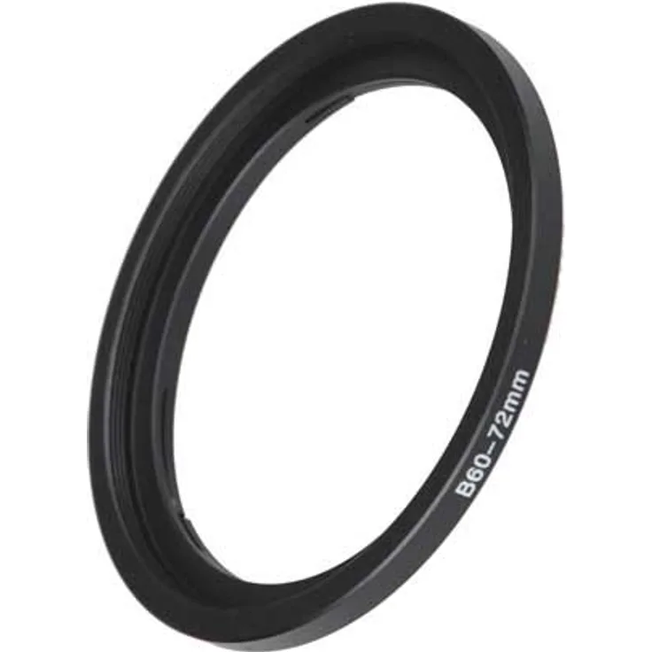 Fotodiox Step Up Filter Adapter Ring for Hasselblad Bayonet 60 B60 - 72mm, Anodized Black Metal Filter Adapter Ring