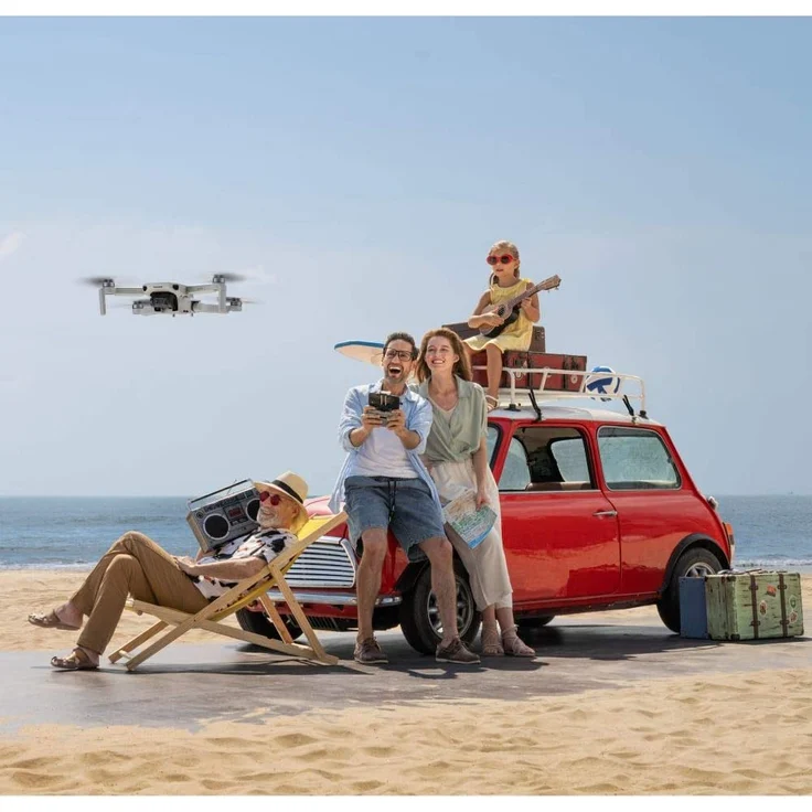 DJI Mini 2 Fly More Combo - Quadrocopter (4K/30fps-Video, 3-Achsen-Stabilisierung, 12 MP Foto, 31 min Flugzeit, 1/2,3'' CMOS-Sensor - mit Zubehör-Set) – Bild 8