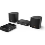 Hama RS100 Schwarz - Lautsprecher (2-Wege, 2.0 Kanäle, Verkabelt & Kabellos, Terminal, 4 Ohm, Schwarz) Lautsprecher-Sets schwarz