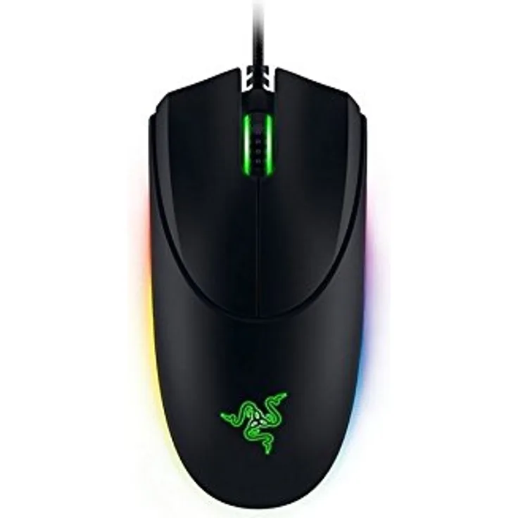 Razer Diamondback RGB Beleuchtete Beidhändige Gaming Maus (Präziser 16.000 dpi Sensor)