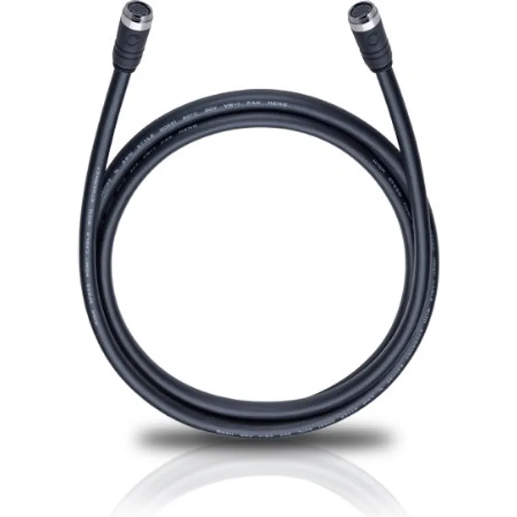 Oehlbach 19-PIN MultiLine Installationskabel für HDMI Heimvernetzung mit 19-Pin-Belegung (1080p, 4K, UltraHD, HDR, 2160p, 3D, 21:9) schwarz 18 Meter