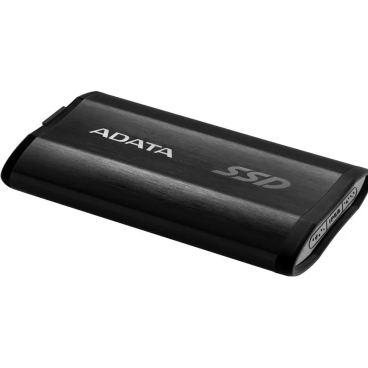 ADATA SE800 - Solid-State-Disk - 512 GB - extern (tragbar) - USB 3.2 Gen 2 (USB-C Steckverbinder) - Schwarz (ASE800-512GU32G2-CBK)